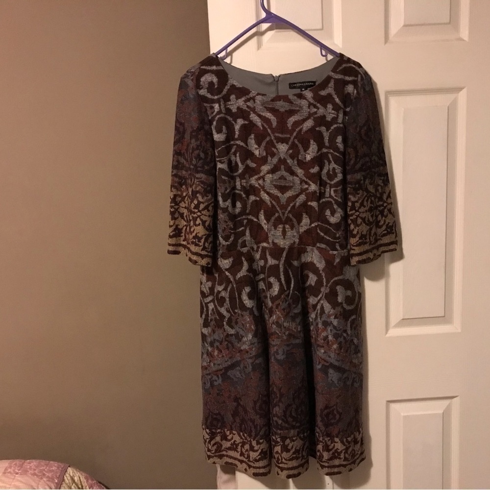 ChrisMcLaughlin polyester knee length Dress